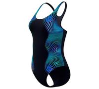 Speedo - Women's Print Medalist One Piece - Swimsuit size 10, blue