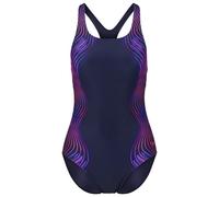 Speedo - Women's Print Medalist One Piece - Swimsuit size 10, blue