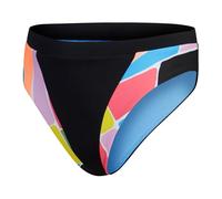 Speedo Womens Printd Hw Performance Bikini Bottoms Multi 10