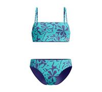 Speedo Women's Printed Adjustable Thinstrap 2 Piece Swimsuit Swimming Costume Hapuna Blue Size 38" Approx UK 16