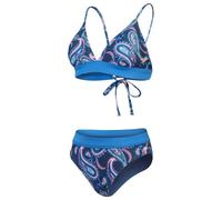 Speedo - Women's Printed Banded Triangle 2 Piece - Bikini size 20, blue