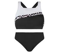 Speedo Women's Printed House Of Holland Black/White Two Piece Bikini Set in Black | Size: 2XS Speedo Black 2XS