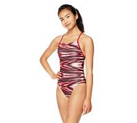 Speedo Women's Prolt Cross Back Printed Team Colours Adult One Piece Swimsuit