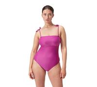 Speedo Women's Shaping Bandeau 1 Piece Swimsuit | Shapewear | Beach and Holiday Swimwear, Wineberry, 44/20