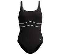 Speedo Womens Shaping Contour Eclipse Swimsuit, Grey, Size 32, Women Grey