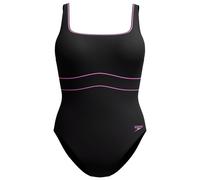 Speedo Women's Shaping ContourEclipse Swimsuit Swimming Costume Black Size 34" Approx UK 10
