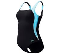Speedo Women's Shaping LunaLustre Printed Swimsuit, Arctic Glass, 32