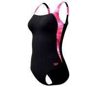 Speedo - Women's Shaping LunaLustre Printed 1 Piece - Swimsuit size 10, black