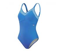 Speedo Women's Shaping Mesh Detail Swimsuit in Blue