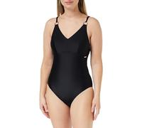 Speedo Women's Shaping Strappy 1 Piece Swimsuit | Shapewear | Beach and Holiday Swimwear, Black, 44/20