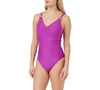Speedo Women's Shaping Strappy 1 Piece Swimsuit | Shapewear | Beach and Holiday Swimwear, Wineberry, 44/20