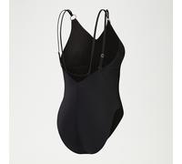 Speedo Women's Shaping Strappy 1 Piece Swimsuit | Shapewear | Beach and Holiday Swimwear, Black, 44/20
