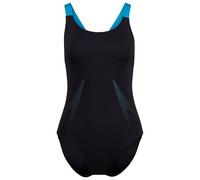 Speedo - Women's Solid Boom Leaderback One Piece - Swimsuit size 10, grey