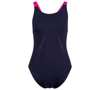 Speedo - Women's Solid Boom Leaderback One Piece - Swimsuit size 6, blue