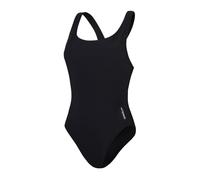Speedo Solid Scoop Neck Mesh 1 Piece, Black, Size 2Xl, Women Black