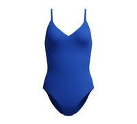 Speedo Women's Solid V-Neck One Piece Swimsuit