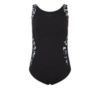 Speedo Womens Spdscu Pt 1pc in Black/Wh - Size 2XL