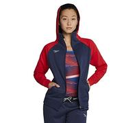 Speedo Women's Sweatshirt Full Zip Hooded Jacket Team Warm Up