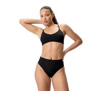 Speedo Women's Swimsuit Bikini Bottom Essentials Soft Fabric, High Anthracite, XXL