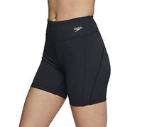 Speedo Women's Swimsuit Bottom Jammer Mid Length Board Shorts, Black, X-Large