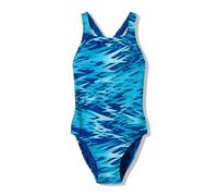 Speedo Women's Hyperboom Print Medalist Swimsuit, Night Watch, 38