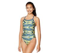 Speedo Women's Swimsuit One Piece Endurance+ Cross Back Printed Adult Team Colors