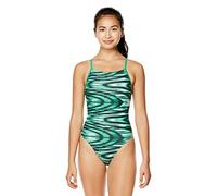 Speedo Women's Swimsuit One Piece Endurance+ Cross Back Printed Adult Team Colors