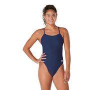 Speedo Womens Swimsuit One Piece Endurance The One Solid Team Colors, Team Navy, 32