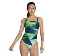 Speedo Women's Swimsuit One Piece PowerFlex Flyback Printed Adult Team Colors