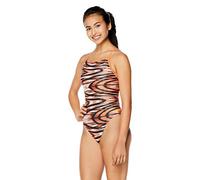 Speedo Women's Swimsuit One Piece Prolt Cross Back Printed Adult Team Colors One Piece Swimsuit