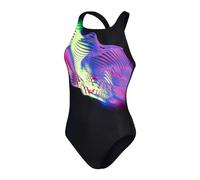 Speedo Women's Swimsuit / Placement Medalist / Black Pink / Swimwear / RRP £40
