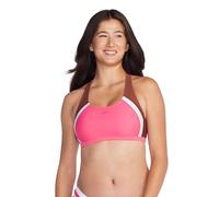 Speedo Women's Solid Quantum Bikini Top, Fandango Pink, Small