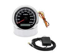 Speedometer 7 Color Light 60/120KMH 85MM GPS Tachometer Gauge Screen Display Dashboard Motorcycle Speed Meter With Antenna 9-32V