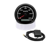 Speedometer 7 Color Light 60/120KMH 85MM GPS Tachometer Gauge Screen Display Dashboard Motorcycle Speed Meter With Antenna 9-32V