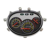 Speedometer for Motorcycle, Motorcycle Digital Speedometer MPH, Oval Dial with Pointer RPM and Speed Display, LCD Odometer, Fits 50cc-150cc Motorcycles