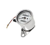 Speedometer Odometer 12V Universal Dual Meter Motorcycle Odometer Meter Speedometer 0-140km/h Backlight Vintage Modification Accessories