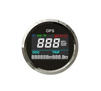 Speedometer Odometer Digital 52mm GPS Speedometer Odometer 316 Stainless Steel Adjustable Speed Gauge 0~999 Mph Knots Km/h For Motorcycle