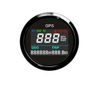Speedometer Odometer Digital 52mm GPS Speedometer Odometer 316 Stainless Steel Adjustable Speed Gauge 0~999 Mph Knots Km/h For Motorcycle