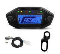 Speedometer Odometer Motorcycle Speedometer Universal Moto Dashboard 7 Colors Backlight Adjust Fuel Gauge Odometer Digital For 1 2 4 Cylinder
