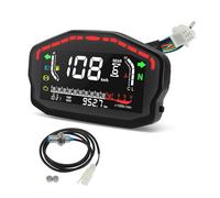 Speedometer Odometer Motorcycle Thermometer Digital 12V Speed Meter Speedometer Universal Board Motorcycles Dashboard Adjust Odometer