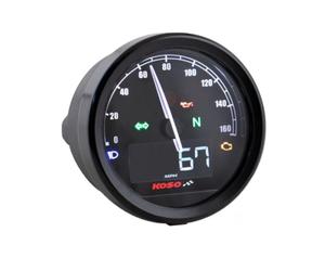 Speedometer set Koso D=60mm TNT-05 max 160km/h with temperature display and indi
