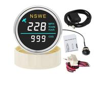 Speedometer Tachometer Digital Mini 52mm Speedometer Antenna MPH Knot Km/h COG Speed Gauge Sensor Motorcycle Boat Odometer Meter ATV