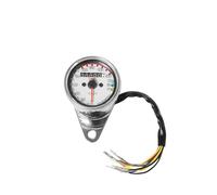 Speedometer Tachometer Motorcycle Universal Accessories Plating Speedometer 3 Indicator Lights Odometer Gauge Miles Motorcycle Speed Meter