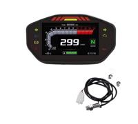 Speedometer Tachometer Universal Motorcycle Accessories Digital Speedometer TFT Moto Odometer With 6 Gear Backlight And Sensor A For 1,2,4 Cylinders