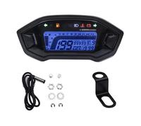 Speedometer Universal Motorcycle LCD Digital 13000rpm Tachometer Backlight Motor Vehicle For 2-4 Cylinders Odometer 7 Colors Adjust