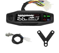 Speedometer Universal Motorcycle Speedometer Digital Speed Meter LED Tachometer Dashboard Instrument Panel Display(MT0069-M040-3)