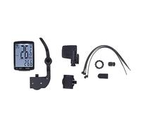 Speedometer Wireless Cycle Computer with 2.8in LCD Backlit Display 20 Functions for Cycling Enthusiasts Black with White Light