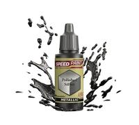 The Army Painter Speedpaint Polished Silver 2.0, Single Acrylic Paint 18ml One-coat Painting Soloution For Fantasy Tabletop Miniatures Like Warhammer 40k and Dungeons And Dragons Figures
