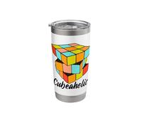 Speedsolving Expertise Design Puzzle Cube Master Art Stainless Steel Insulated Tumbler