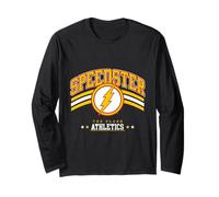 Speedster The Flash Athletics Logo Bold Graphic Long Sleeve T-Shirt